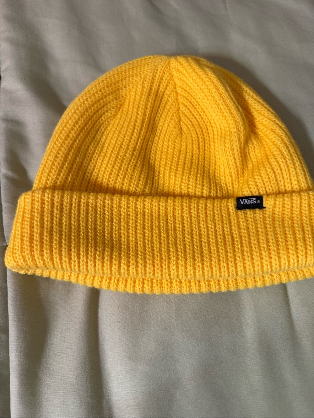 New VANS Yellow Beanie Cap One Size